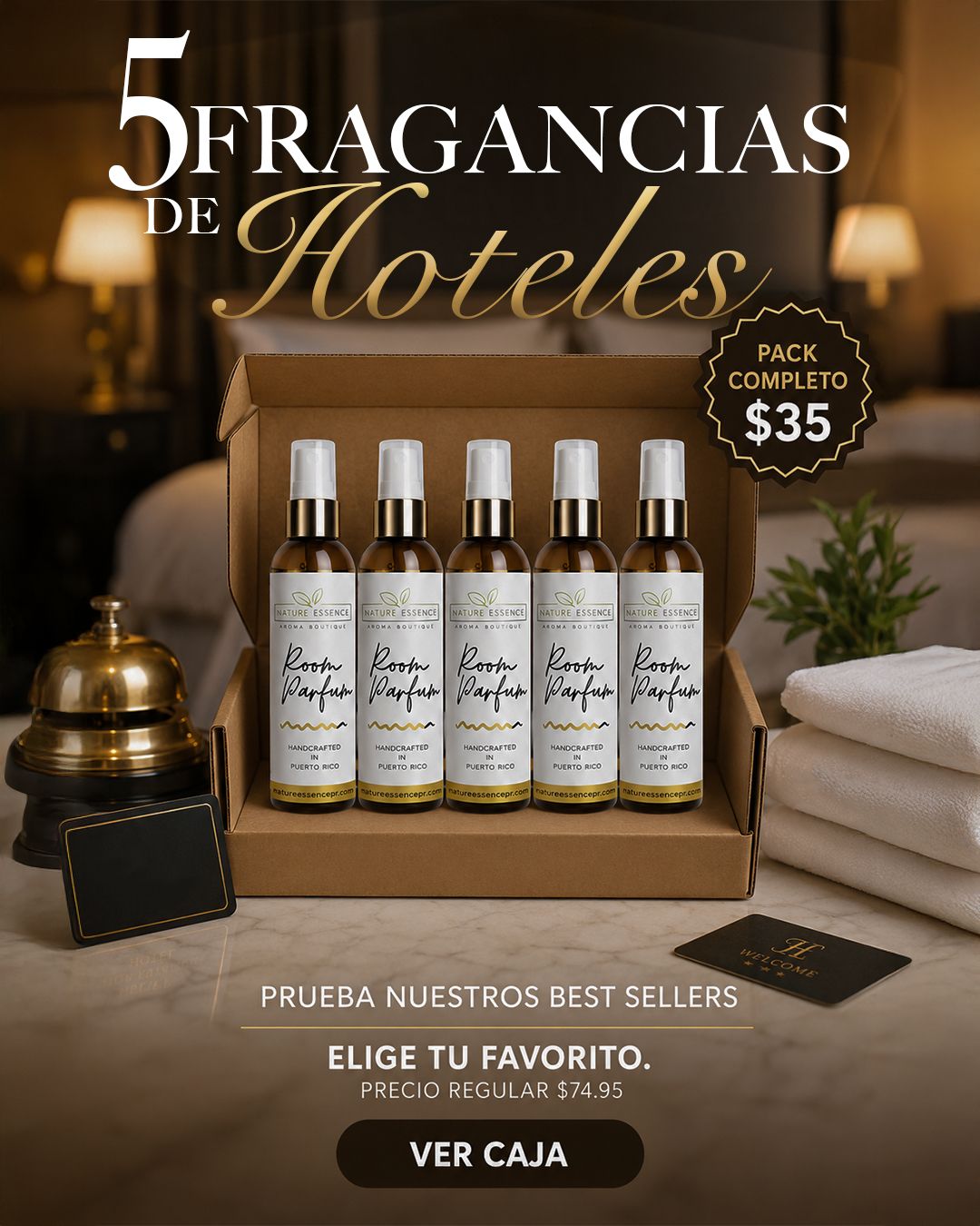 5 Hotels Room Spray – Nature Essence Aroma