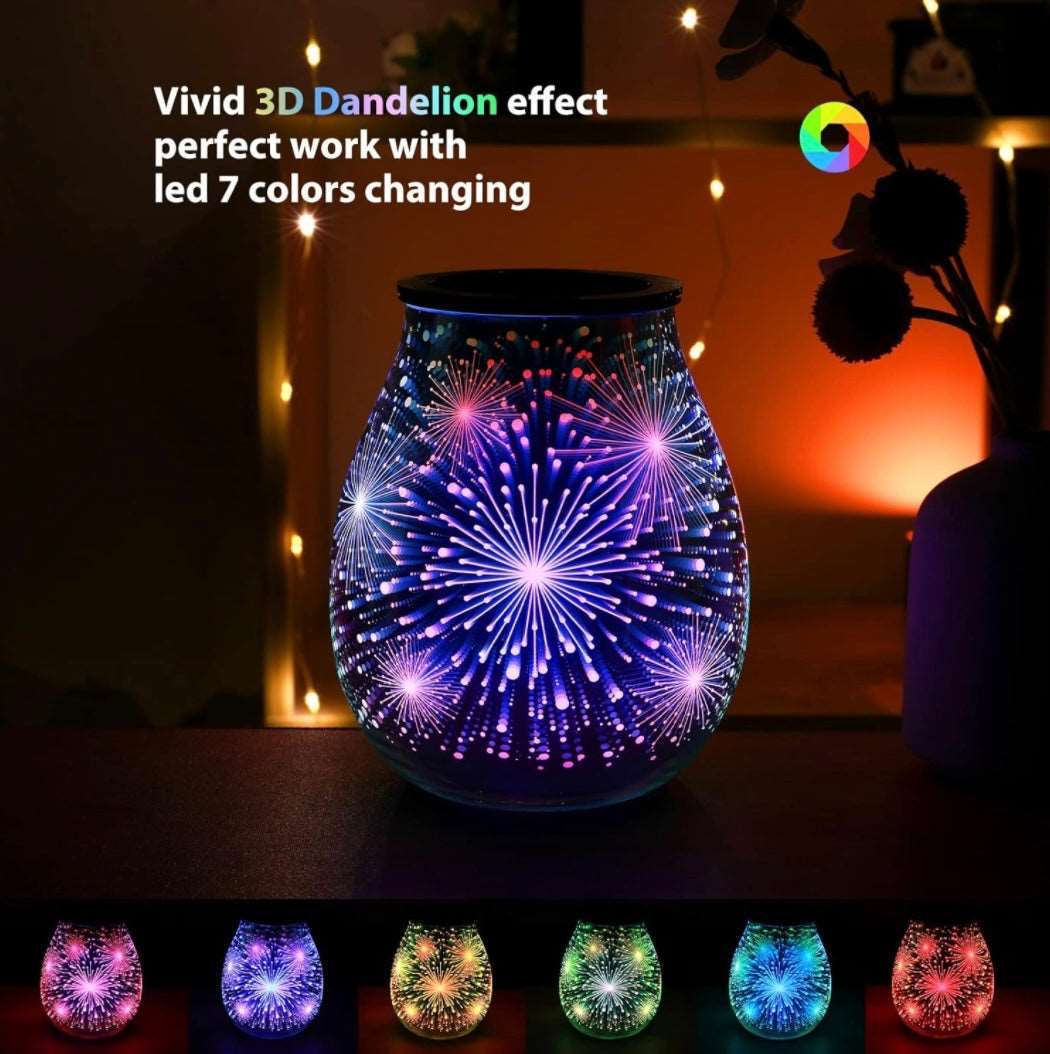 Warmer 3D led color changing fireworks