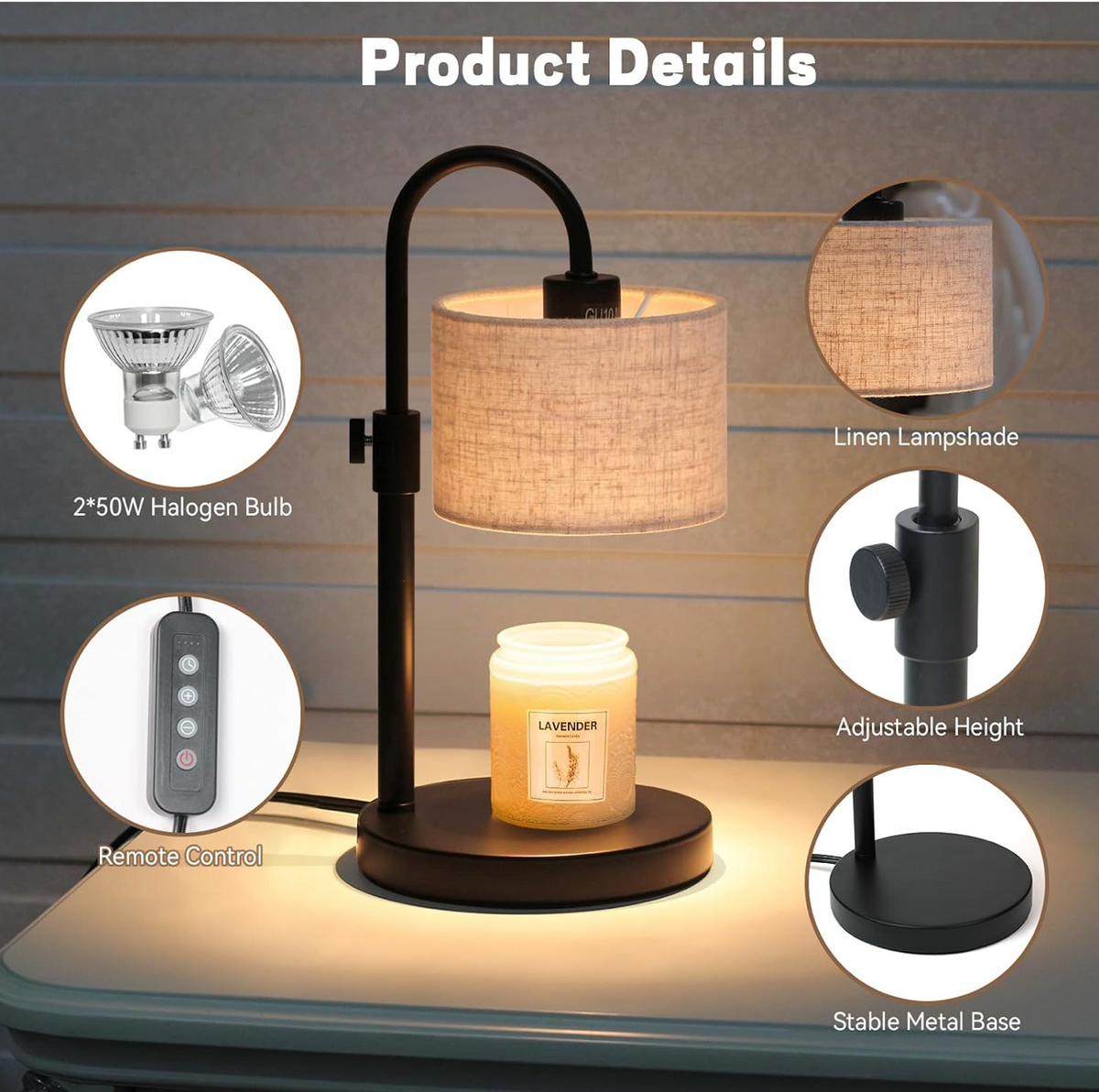 A7 wax candle lamp